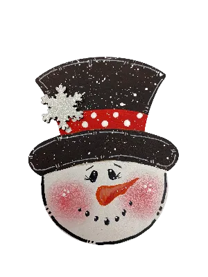 4" Snowman Head