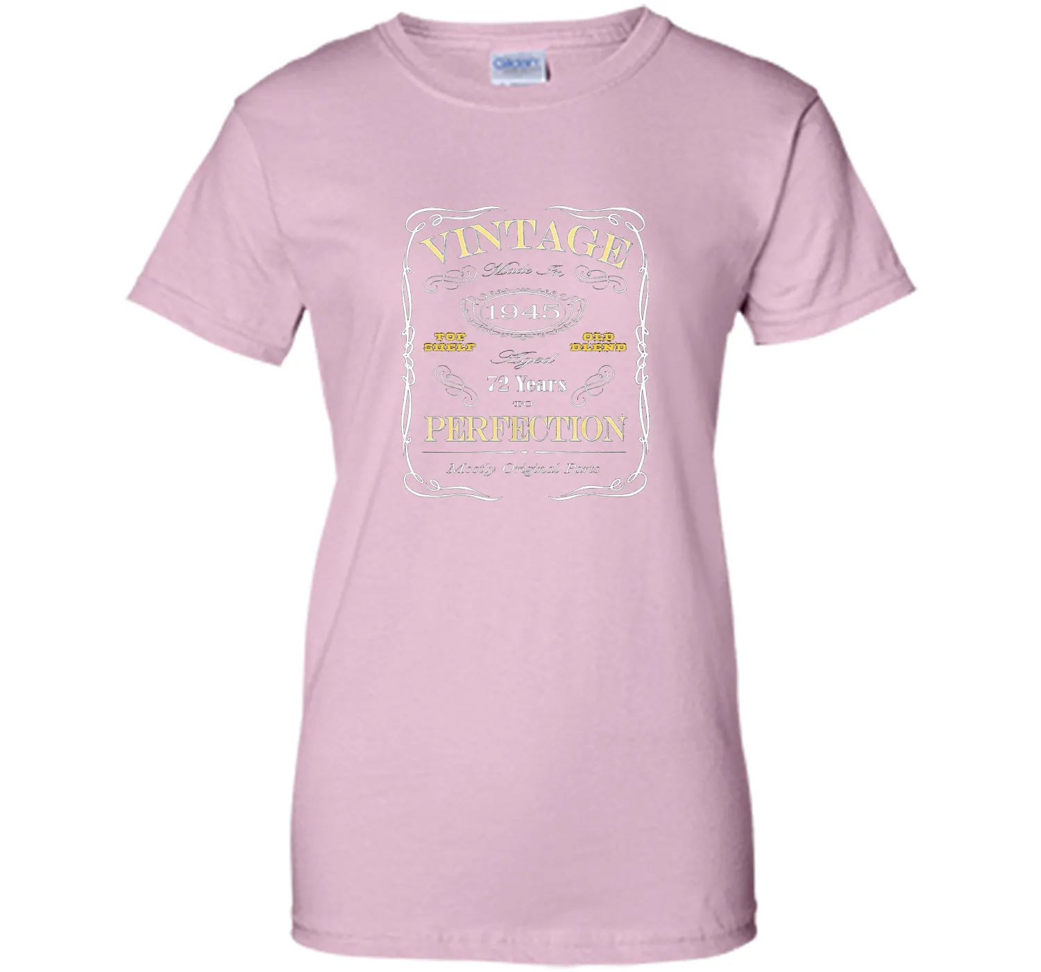 72nd Birthday Gift T-Shirt - Born In 1945 Vintage Style