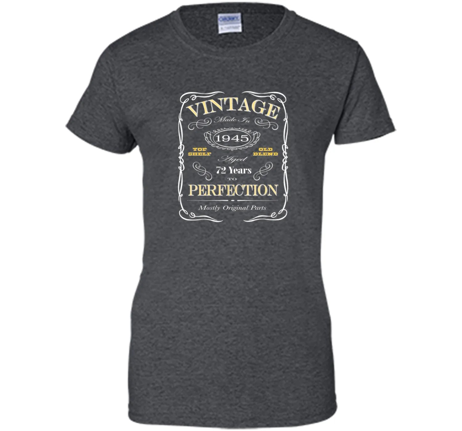 72nd Birthday Gift T-Shirt - Born In 1945 Vintage Style