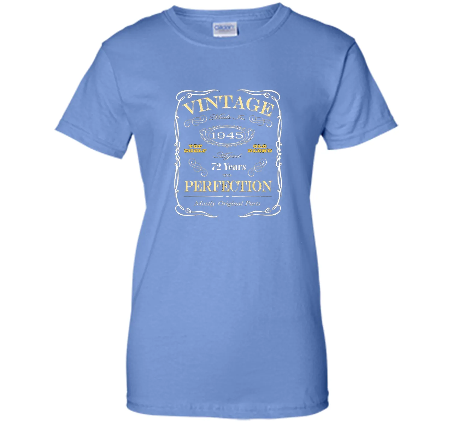 72nd Birthday Gift T-Shirt - Born In 1945 Vintage Style