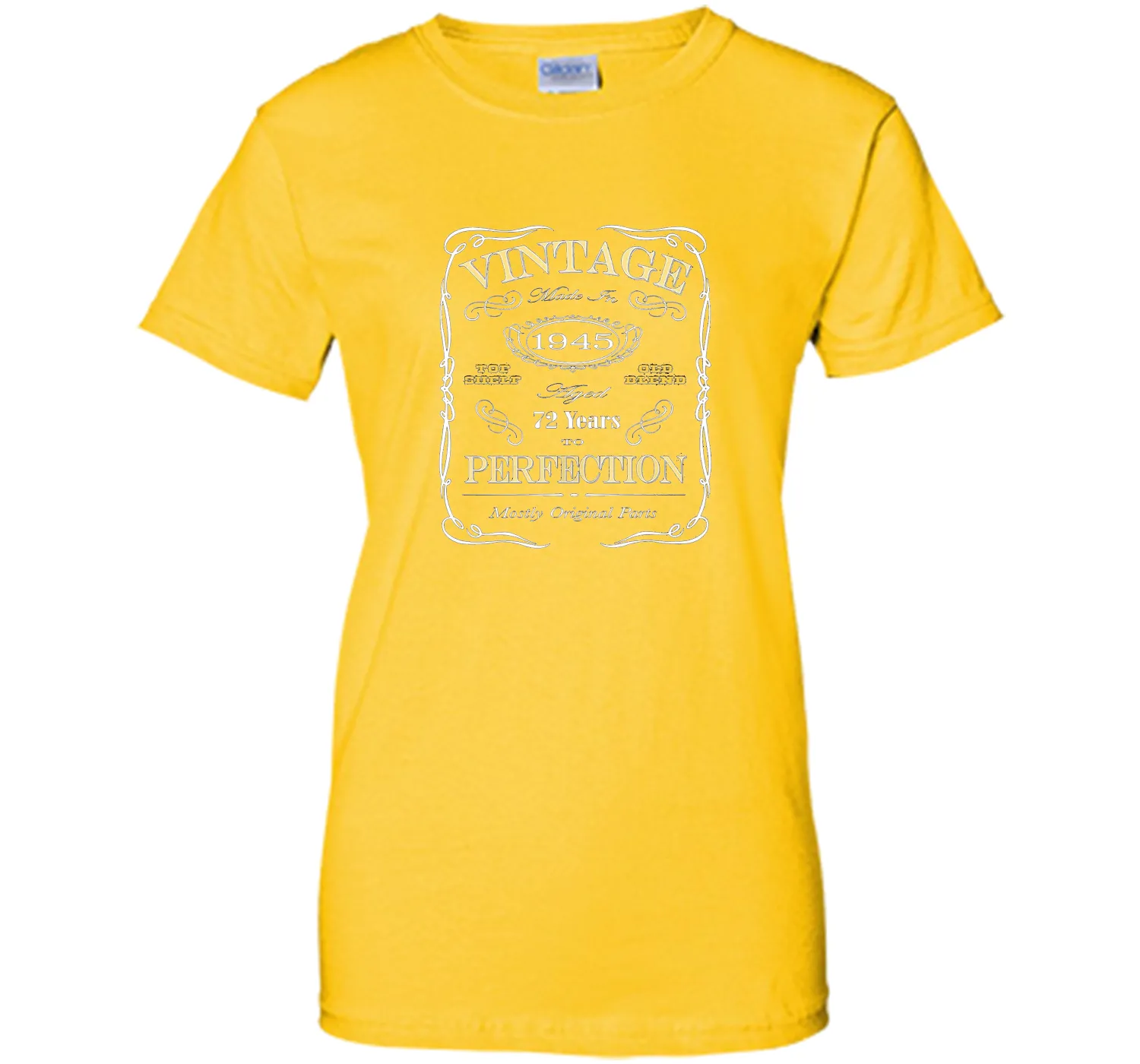 72nd Birthday Gift T-Shirt - Born In 1945 Vintage Style