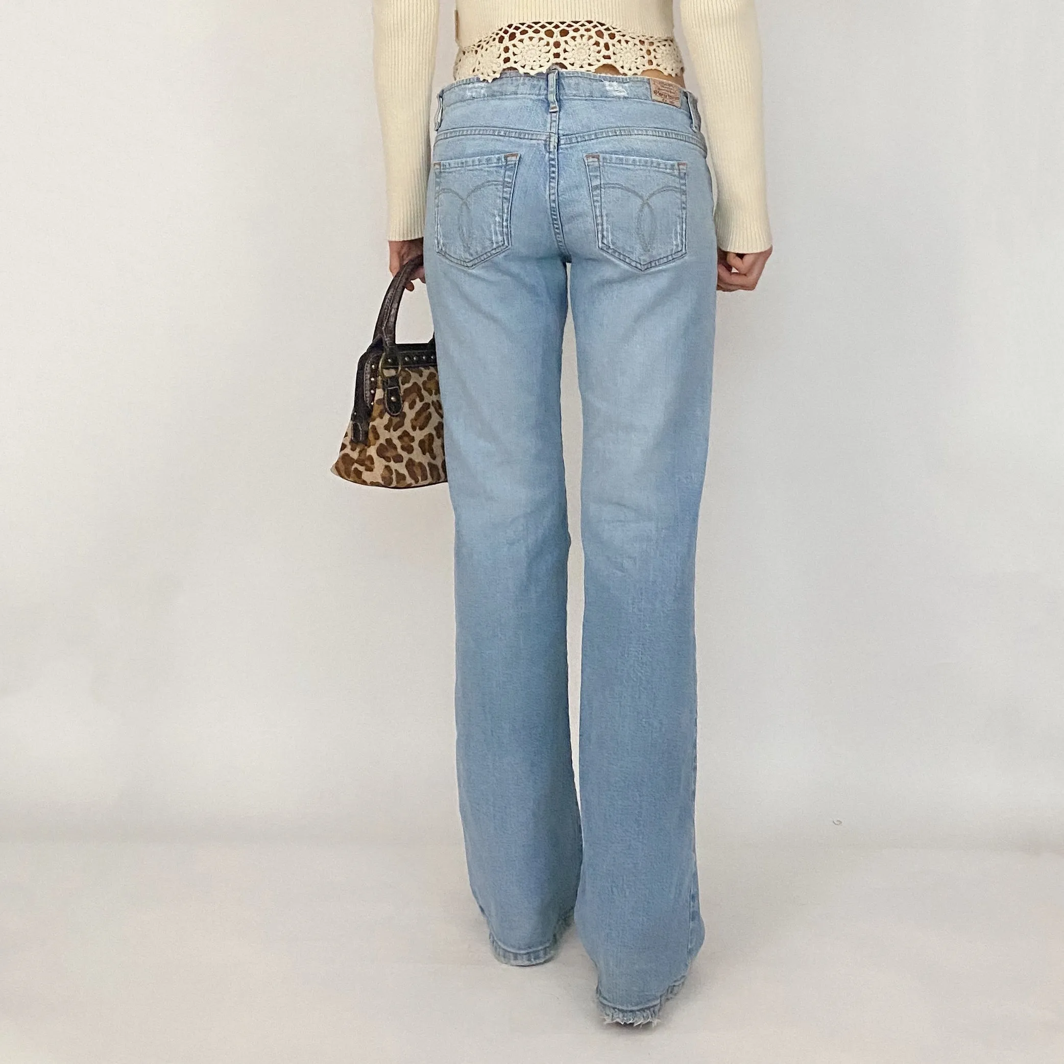 90's light wash jeans - size 3