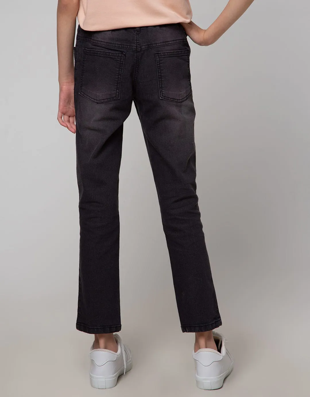 Aero Denim Long Pants Bordir Unicorn Knee