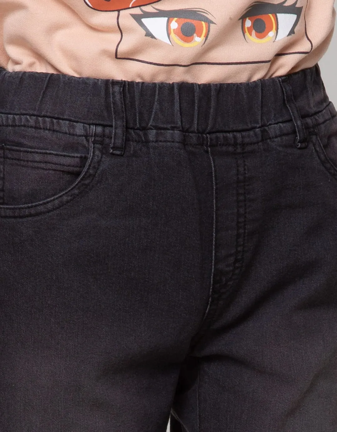 Aero Denim Long Pants Bordir Unicorn Knee