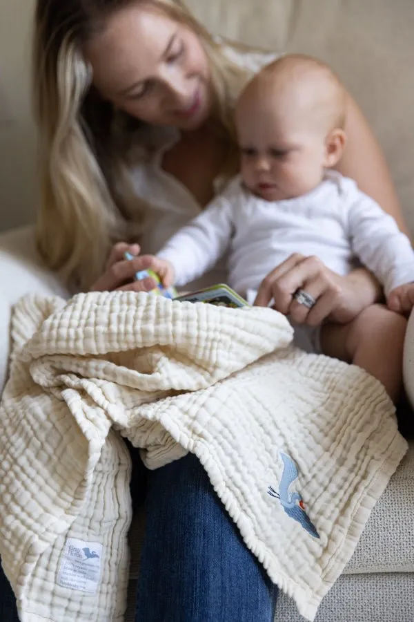 All-Season Organic Muslin Mini Blankets
