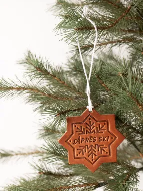 Apres Ski Snowflake Ornament