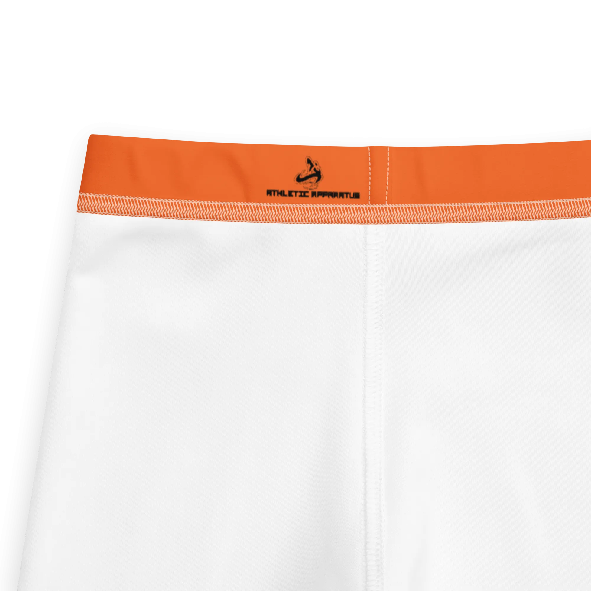 Athletic Apparatus Orange Black logo White stitch V3 Kid's Leggings