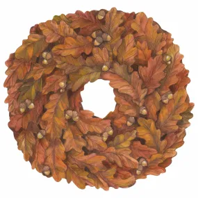 Autumn Wreath Die-Cut Paper Placemats