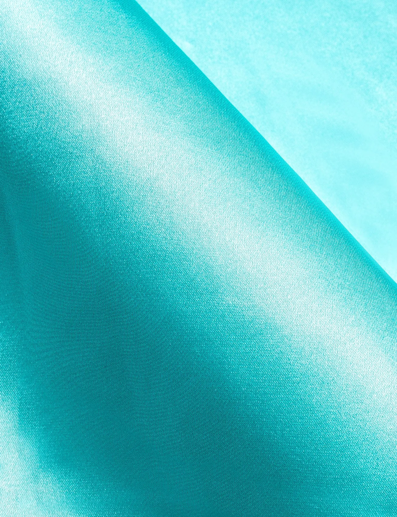 Barry.wang Button Down Shirt Cyan Blue Solid Silk Men's Long Sleeve Shirt