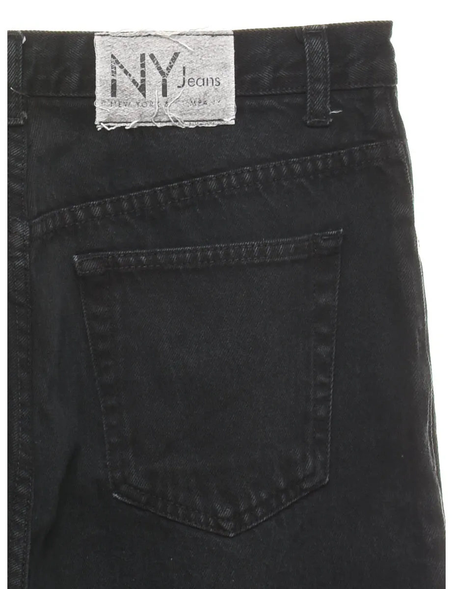 Black Tapered Jeans - W30 L29