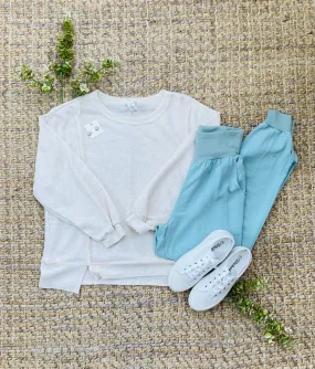 Breeze On By Dusty Green Airflow Joggers (Size Large)