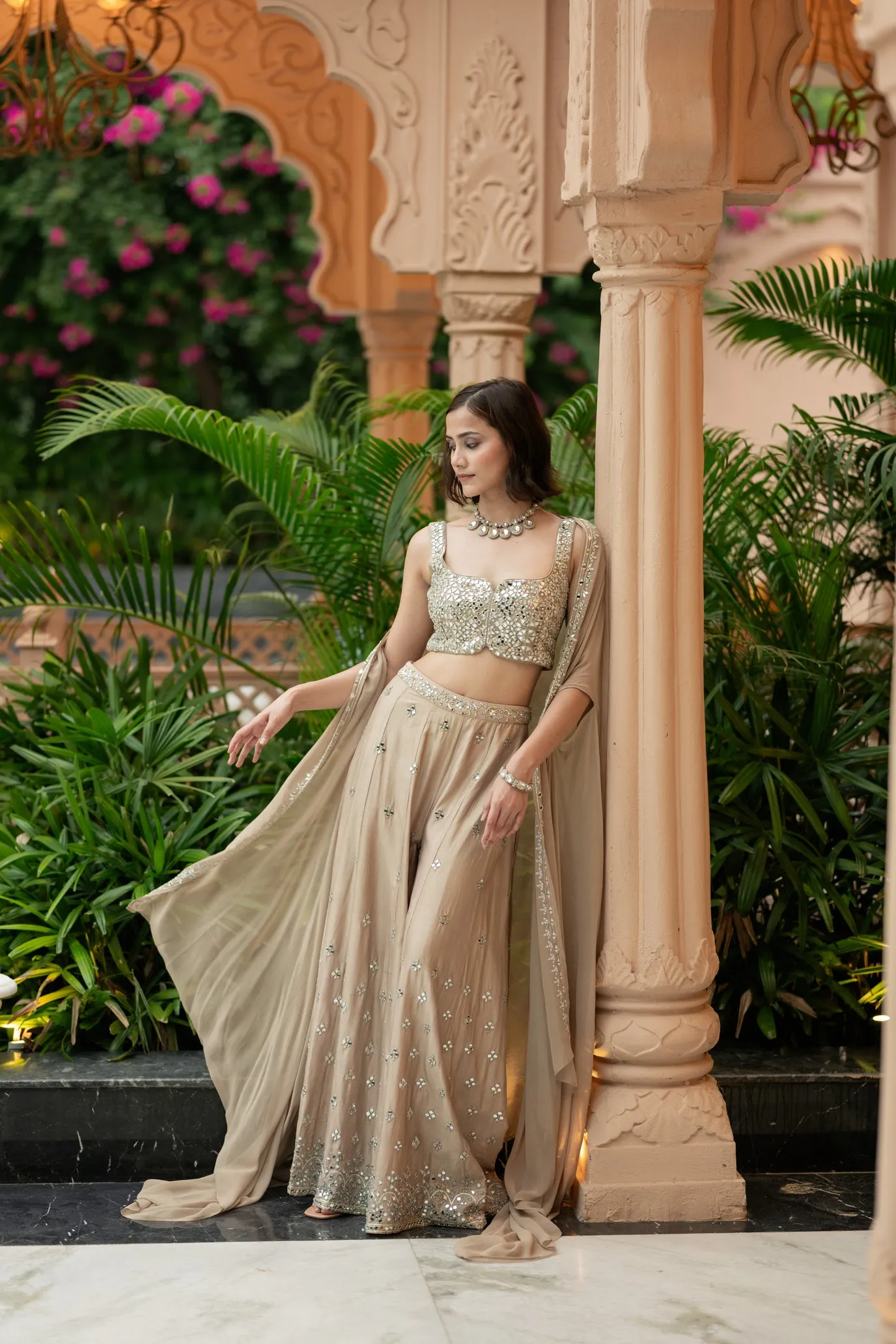 Brown  cape Set