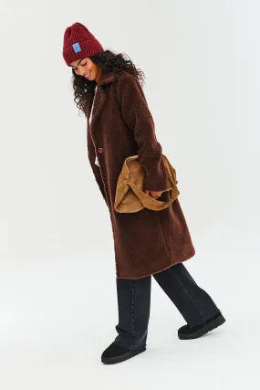 Chocolate Mist Teddy Coat