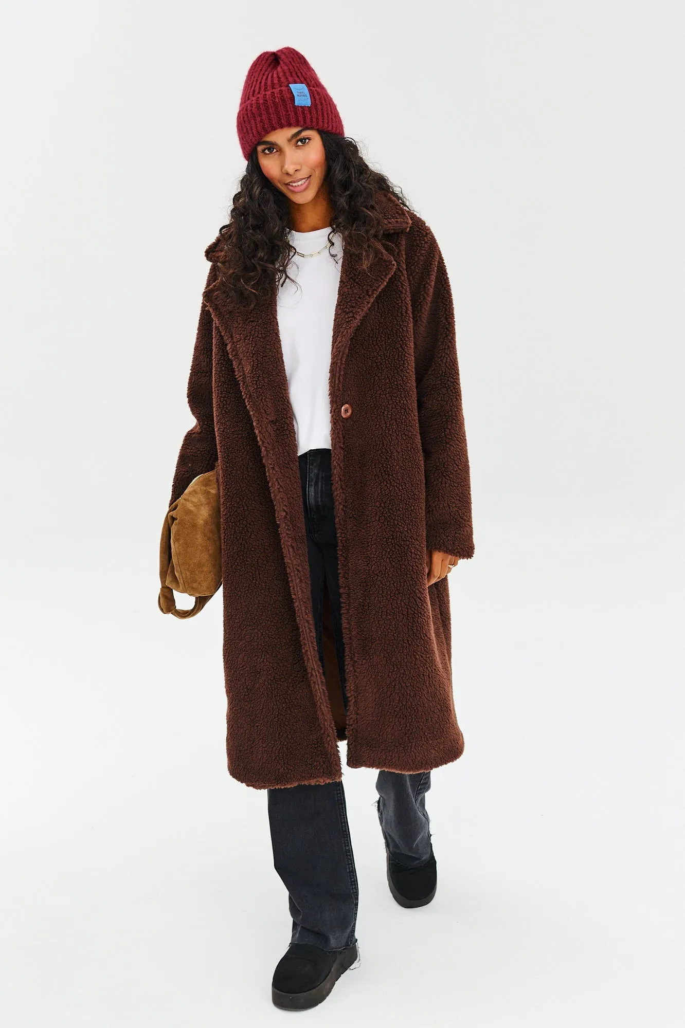 Chocolate Mist Teddy Coat