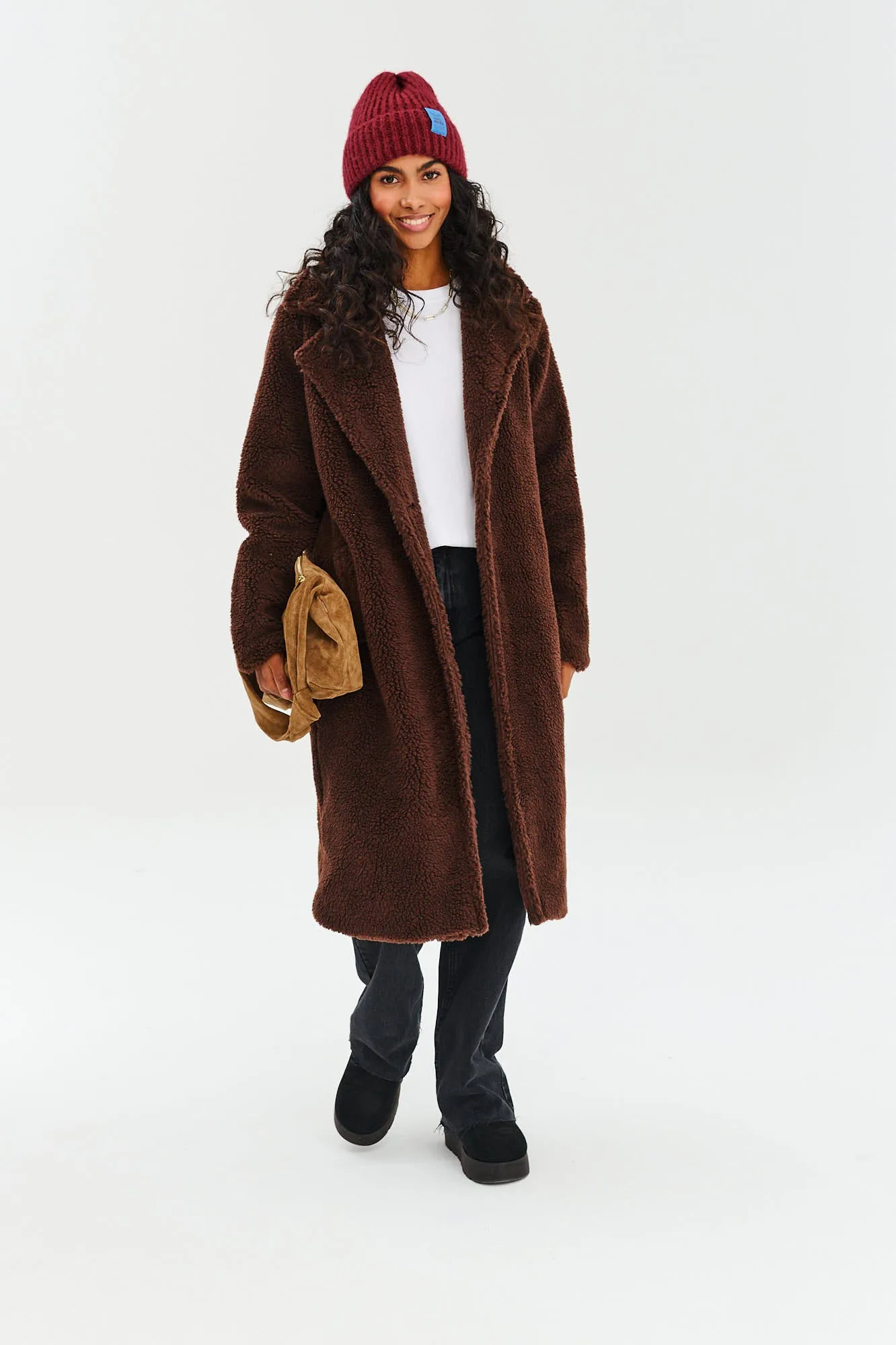 Chocolate Mist Teddy Coat
