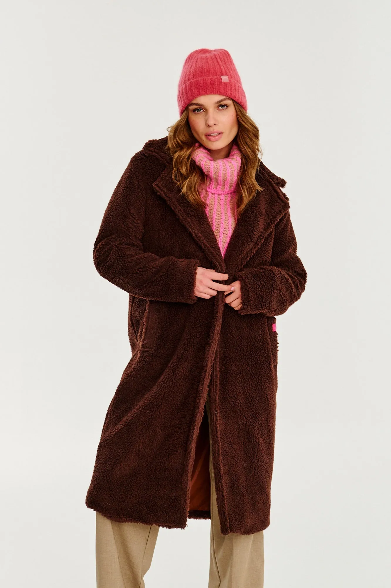 Chocolate Mist Teddy Coat