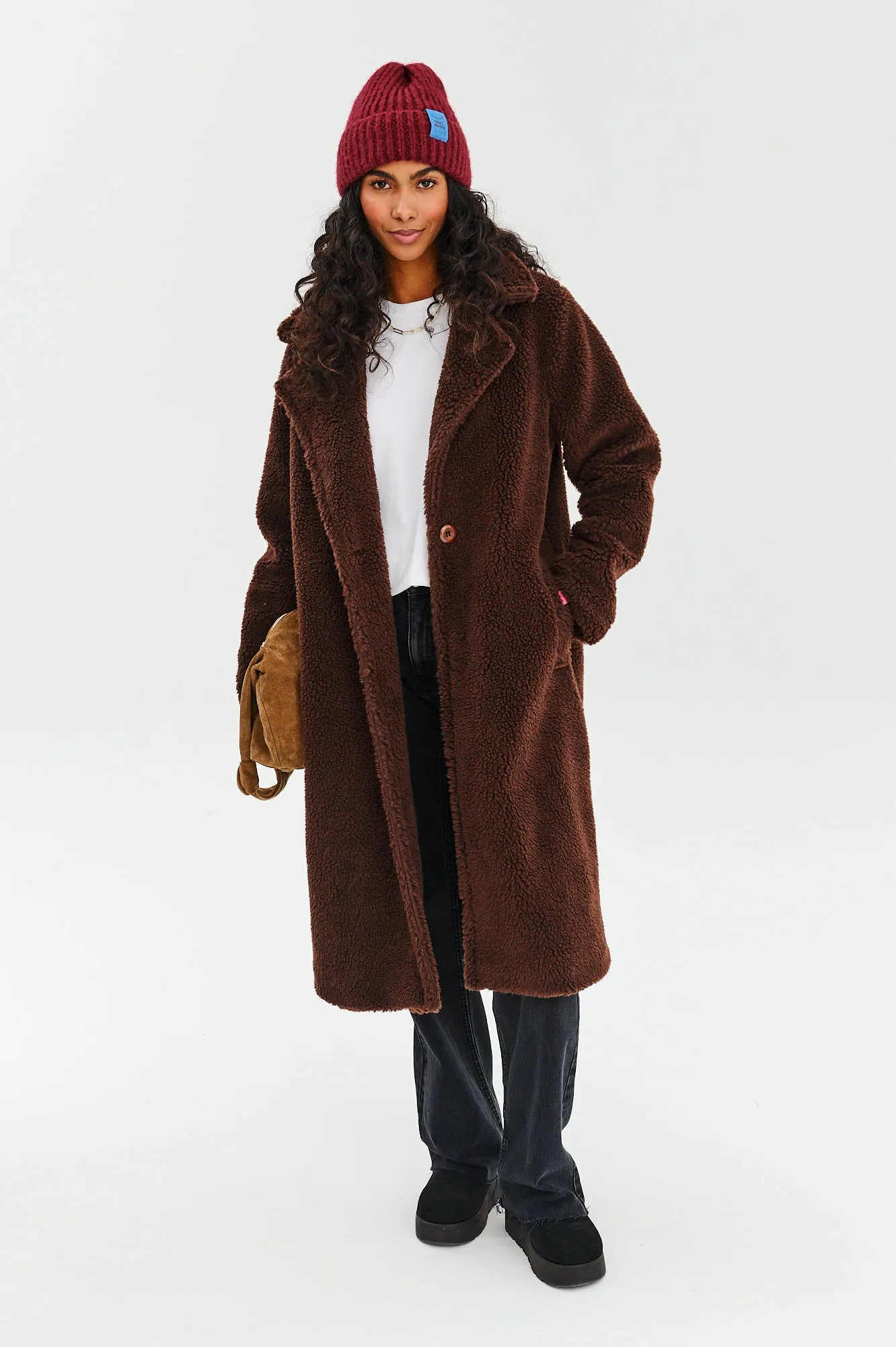 Chocolate Mist Teddy Coat