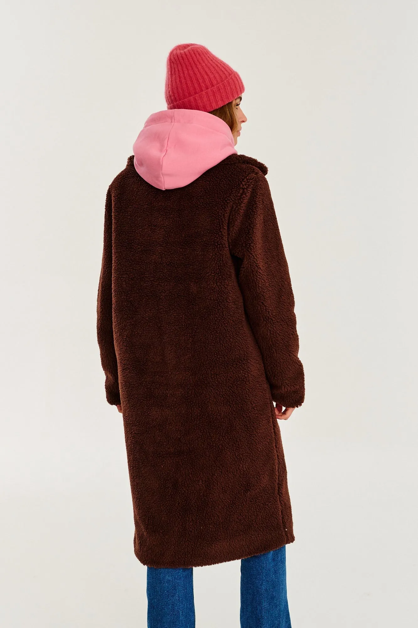 Chocolate Mist Teddy Coat