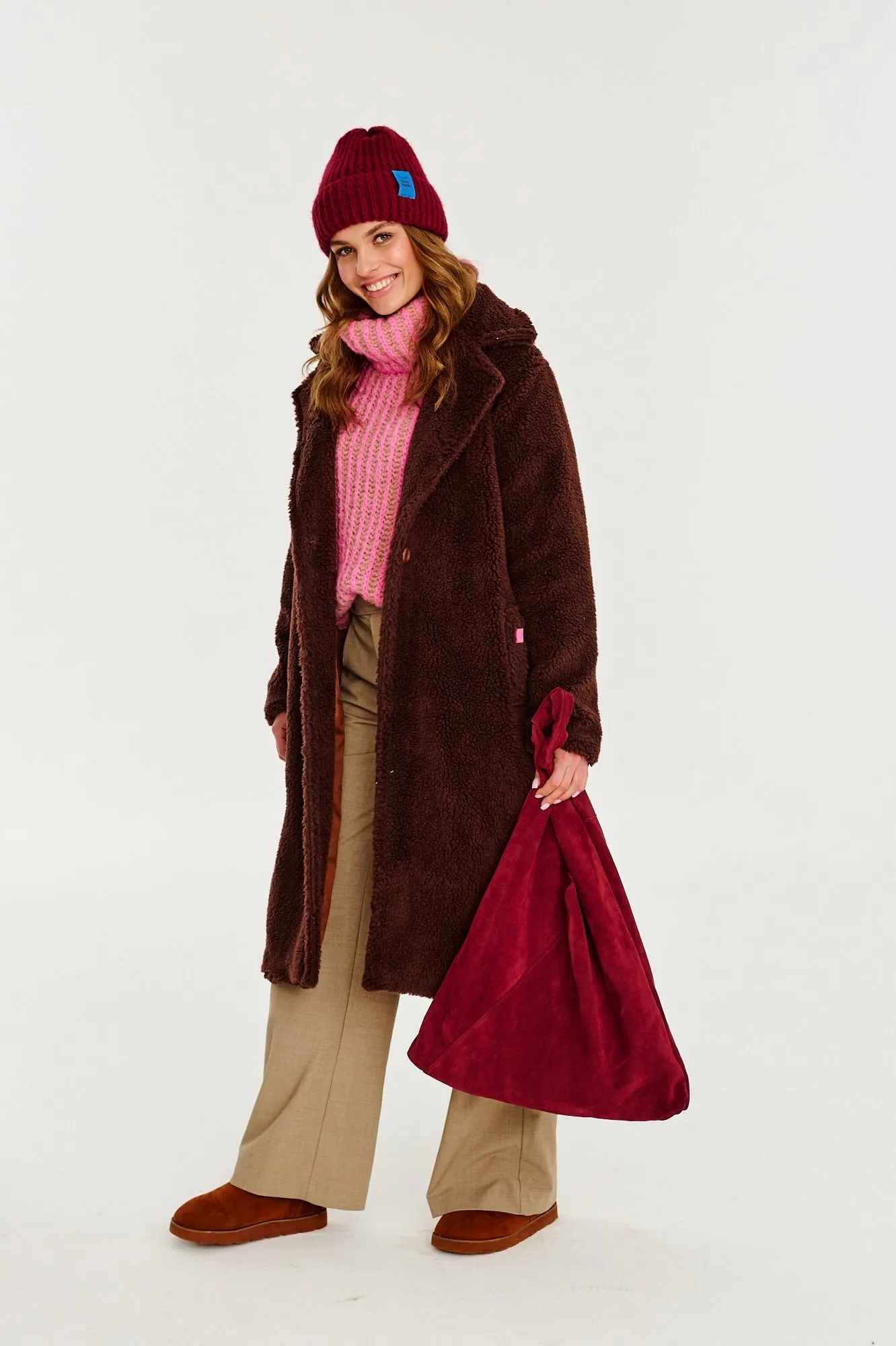 Chocolate Mist Teddy Coat