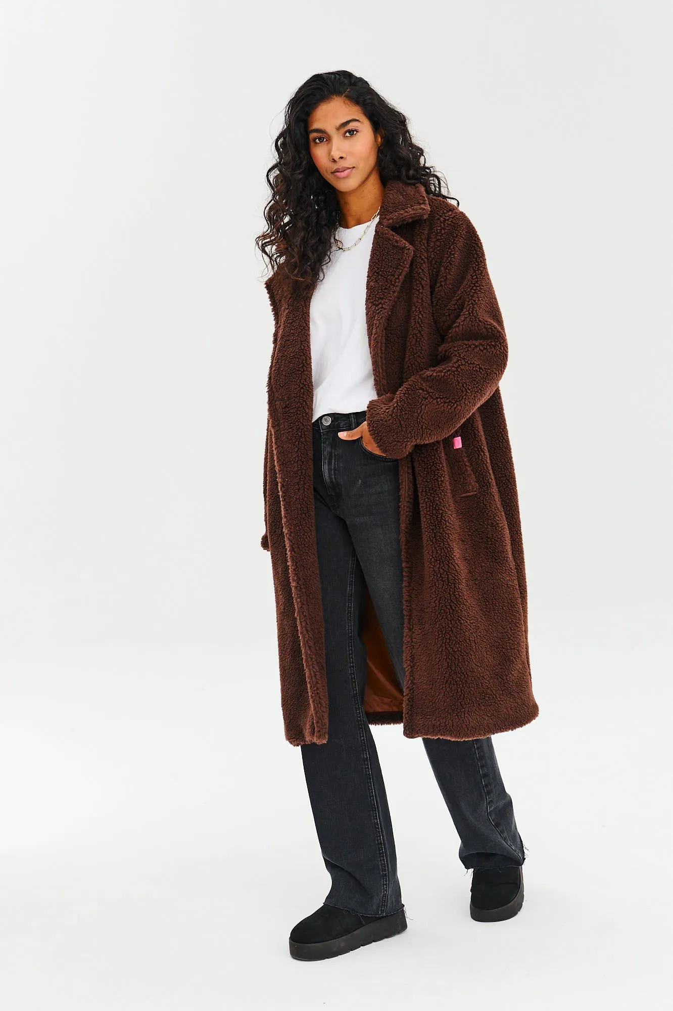 Chocolate Mist Teddy Coat