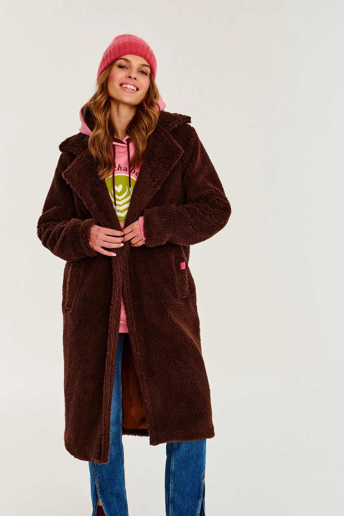 Chocolate Mist Teddy Coat
