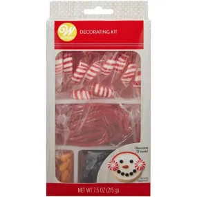Christmas Winter Snowman Cookie or Cupcake Decorating Kit, Decorates 12 | 1 ct