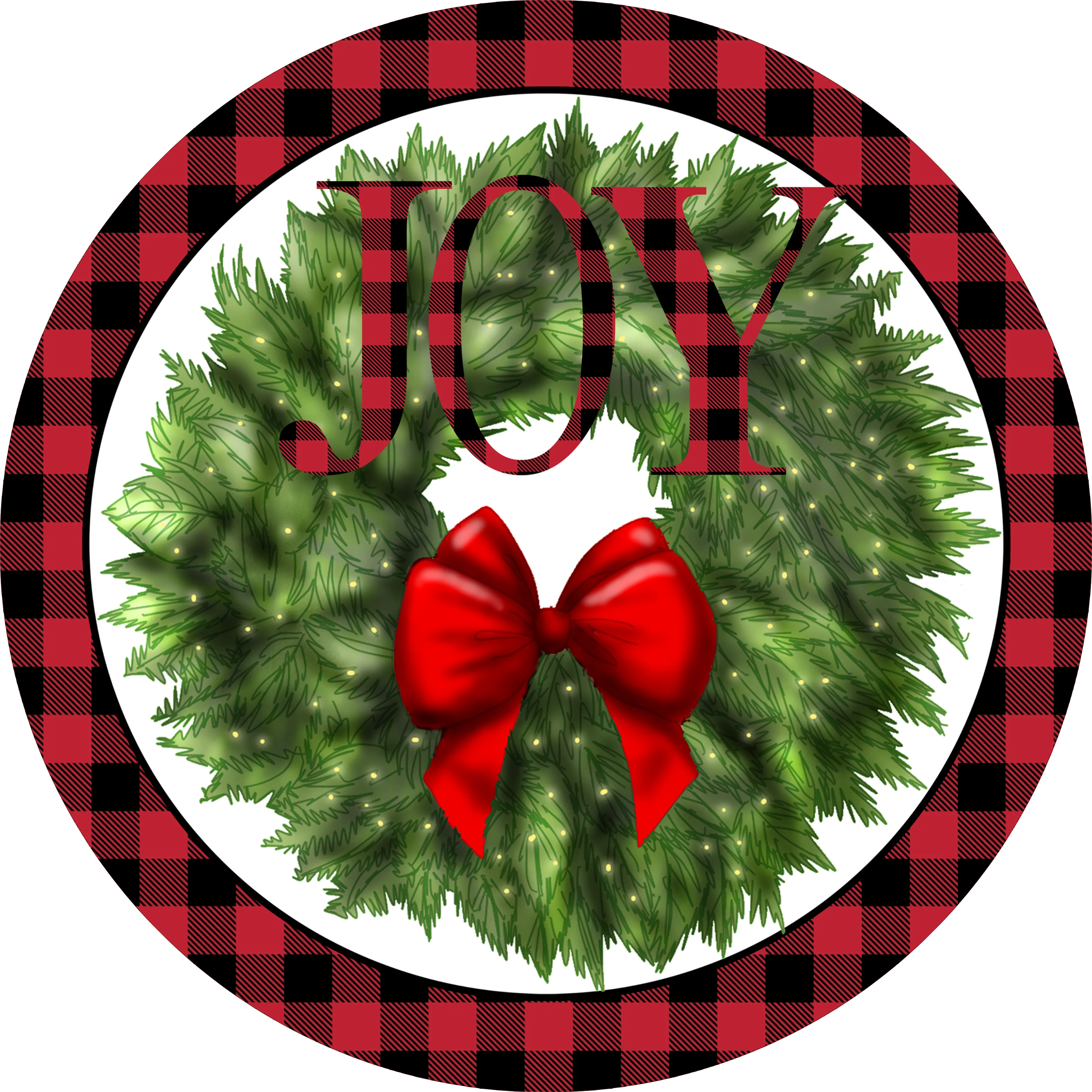Christmas Wreath Joy, Christmas Sign, Wreath Supplies, Wreath Center