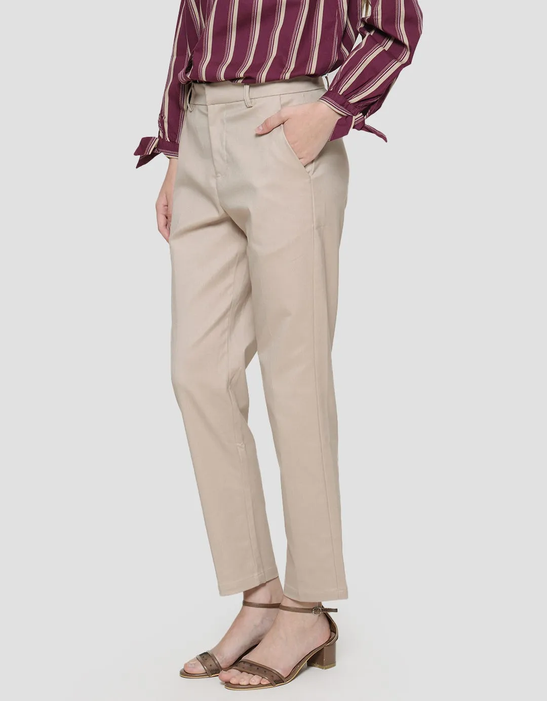 Connexion Cotton Blend Celana Panjang Wanita