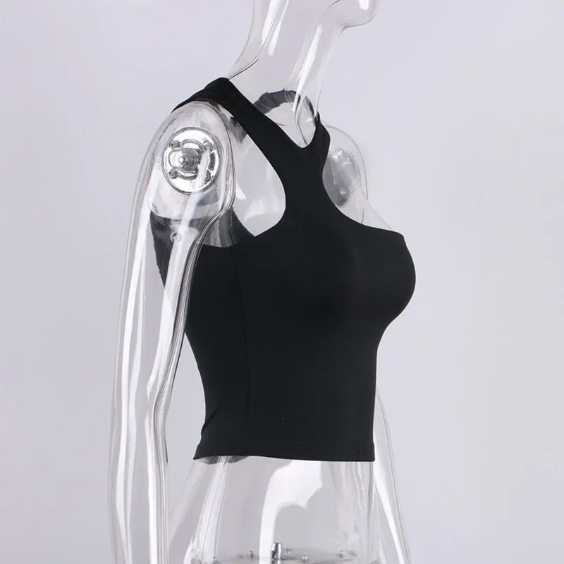 Cut-Out Off Shoulder Crop Top