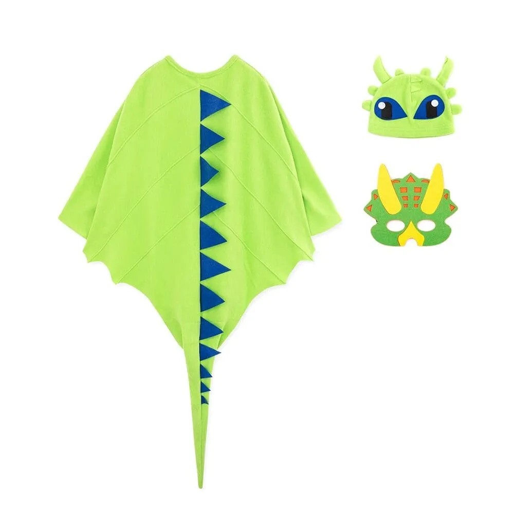 'Dinosaur' All-In-One Halloween Costume Cape (Hat, Mask Set)