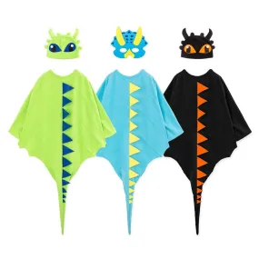 'Dinosaur' All-In-One Halloween Costume Cape (Hat, Mask Set)