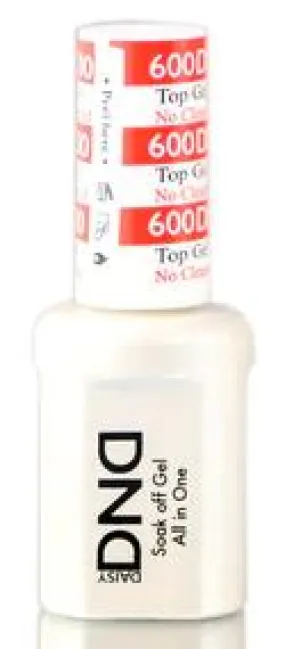 Dnd600 - Dnd Soak Off Gel  0.5Oz - Top (Non-Cleanse)