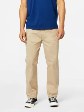 Dockers Mens Straight fit Chinos Pants 34 / 34 Beige Solid Stretch