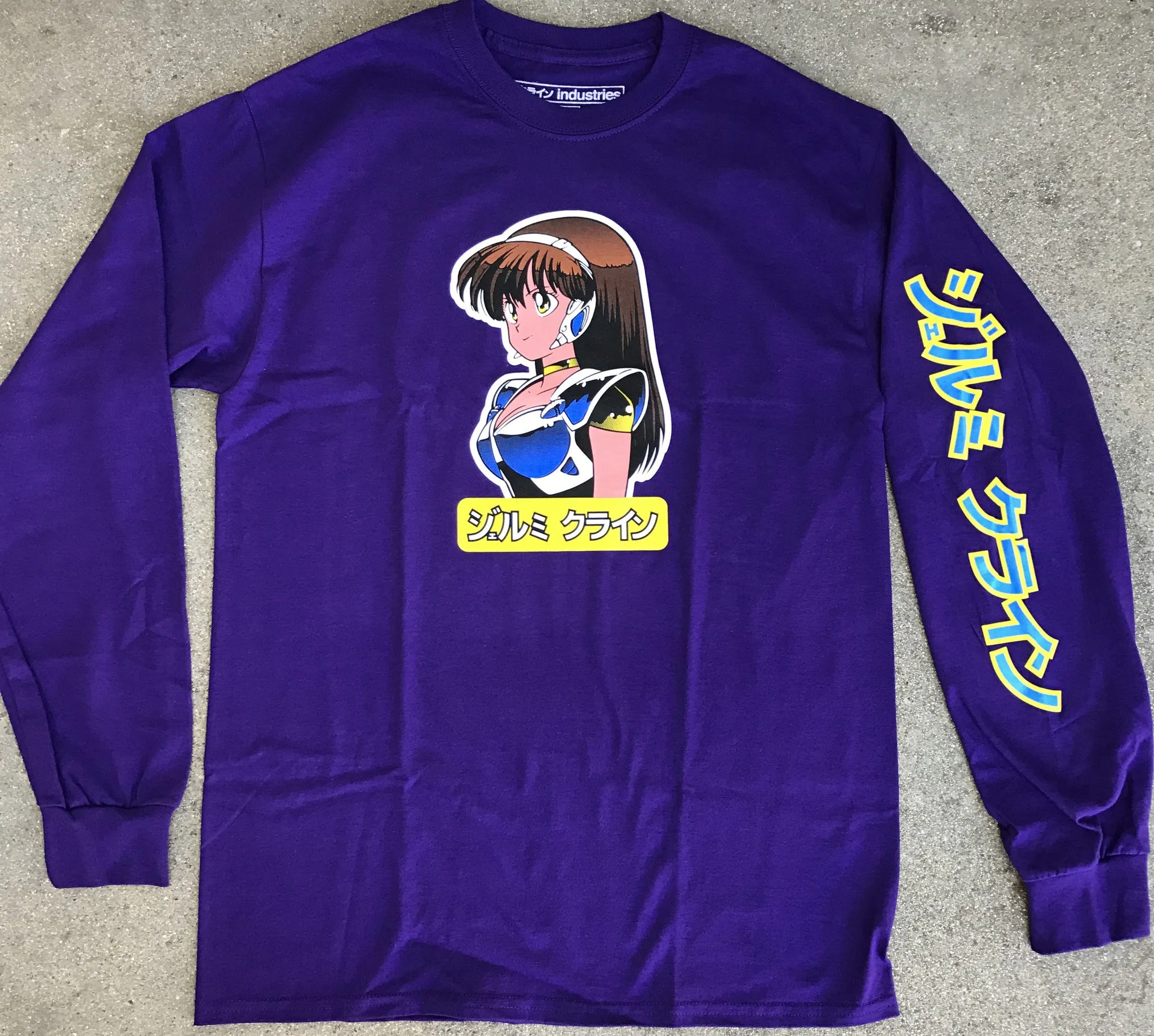 dream girl LONG SLEEVE t-shirt PURPLE