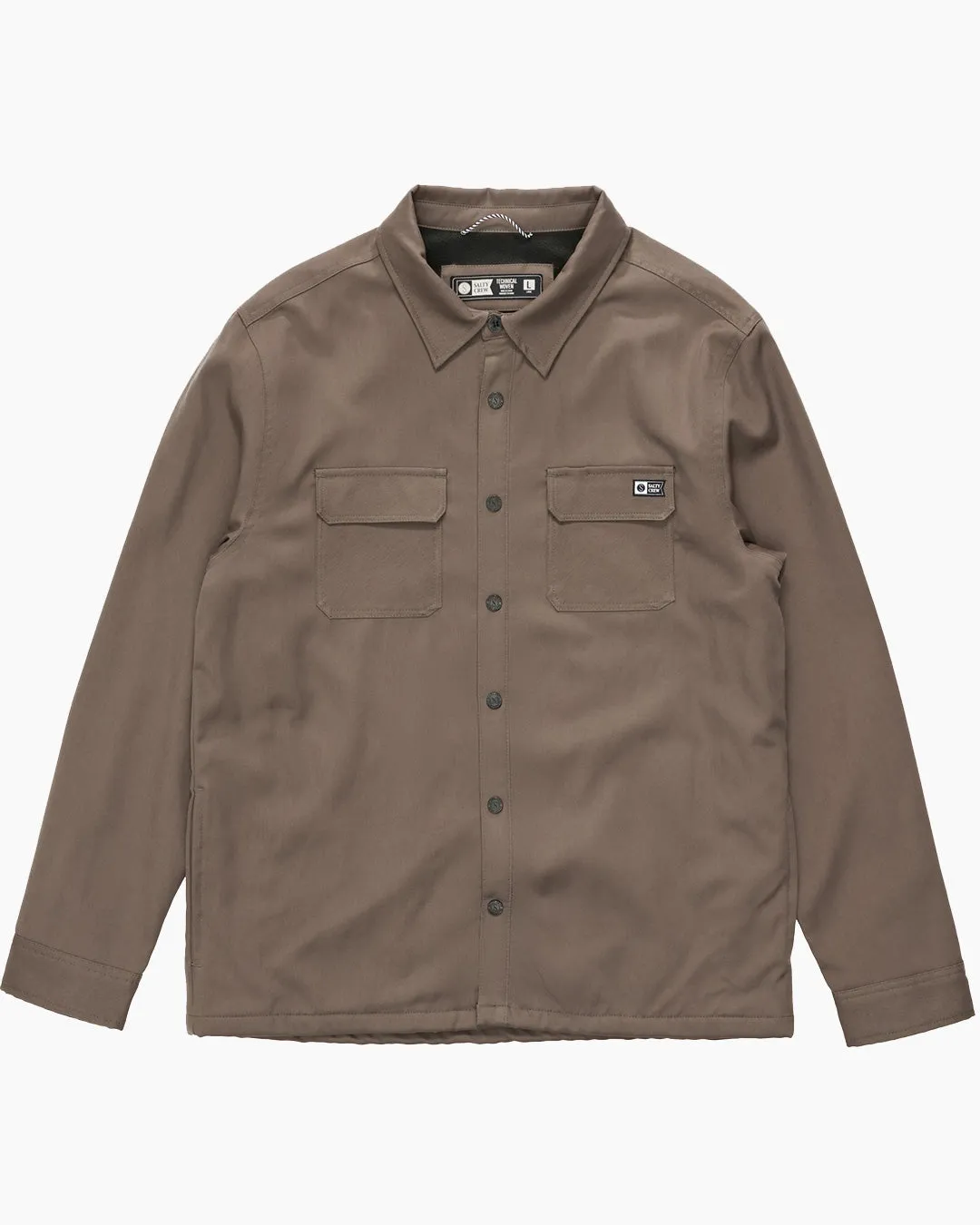 Fathom Shacket - Taupe