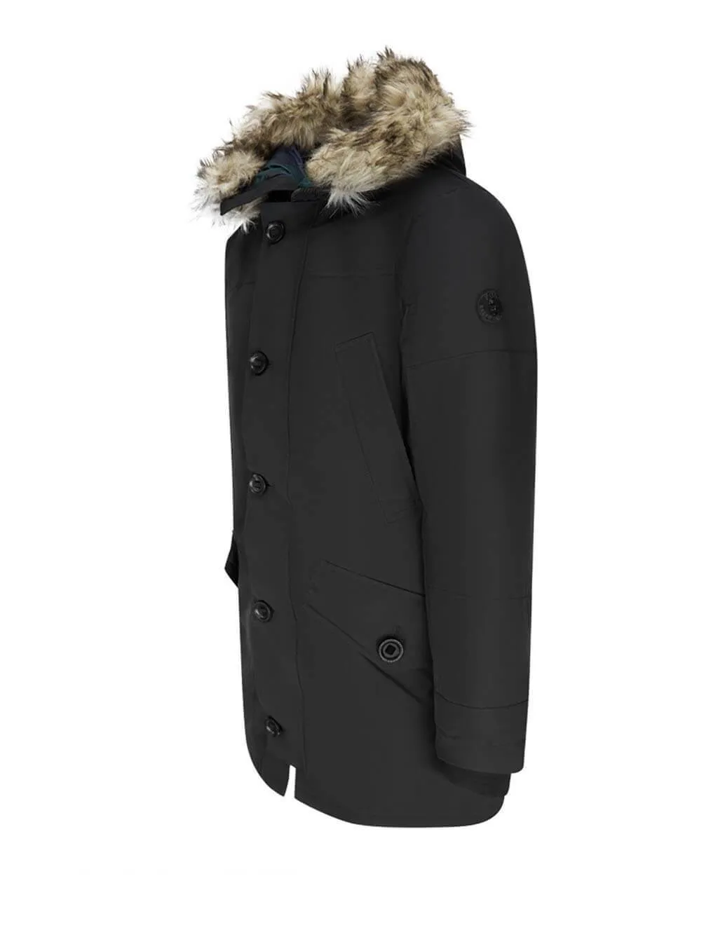 Faux-Fur-Trim Down Parka