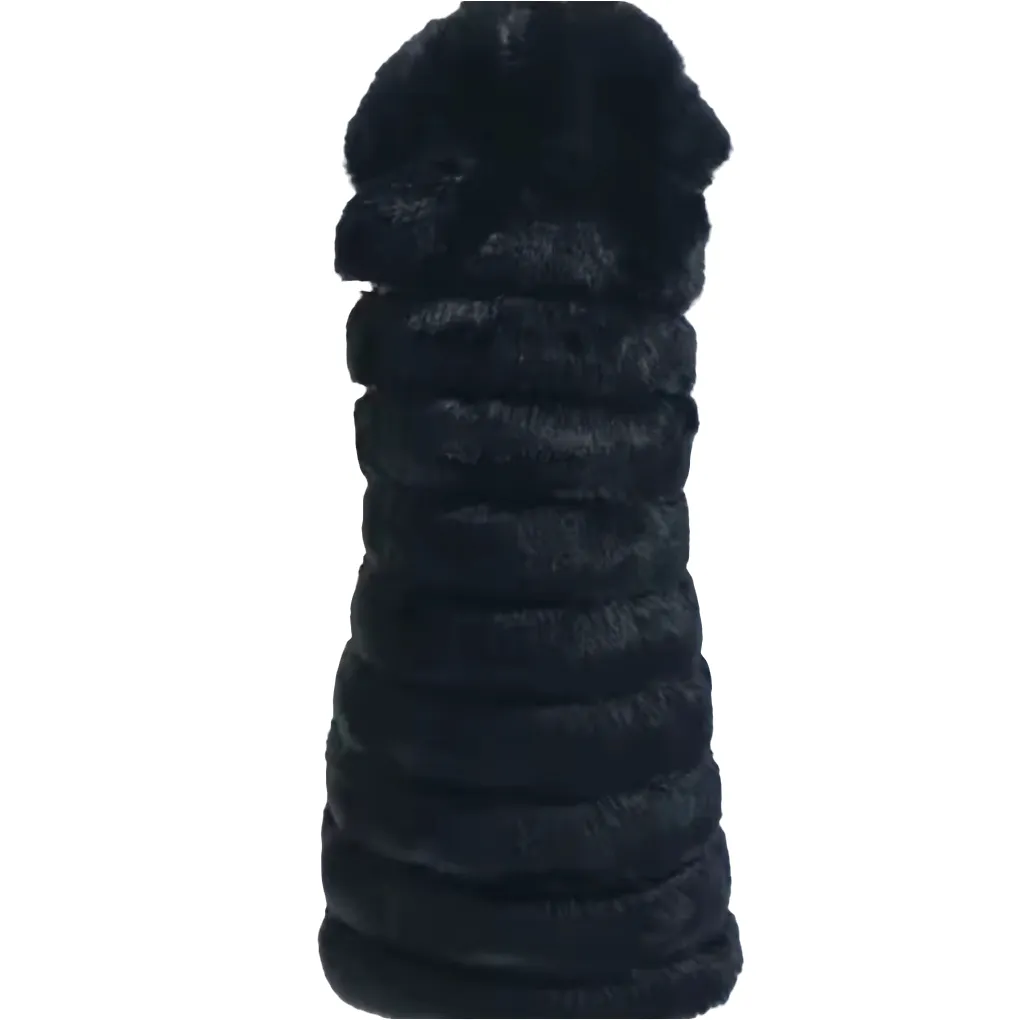 FAUX FUR VEST COAT