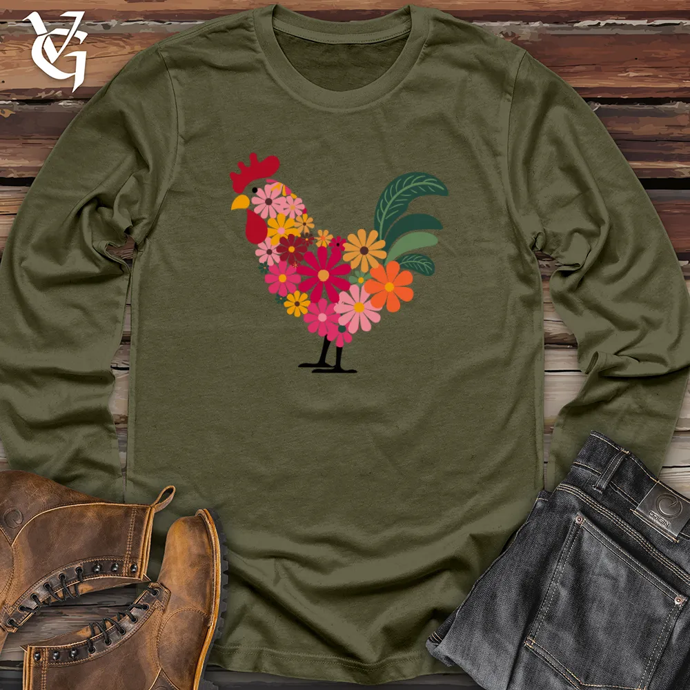 Floral Chicken Long Sleeve