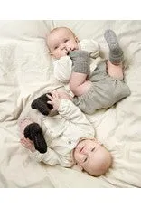 gobabygo antislip sokken alpaca wol dark grey melange