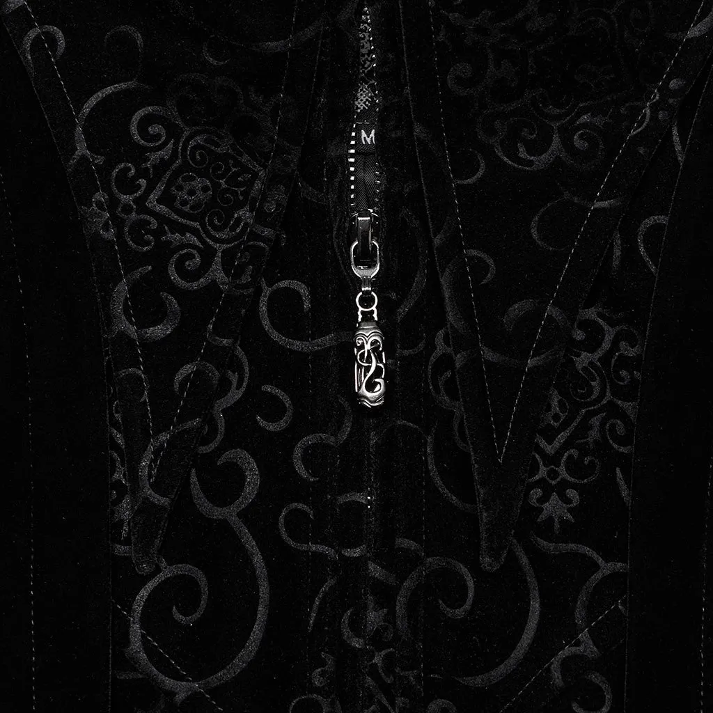 Goth mid length coat WY-1570XCM