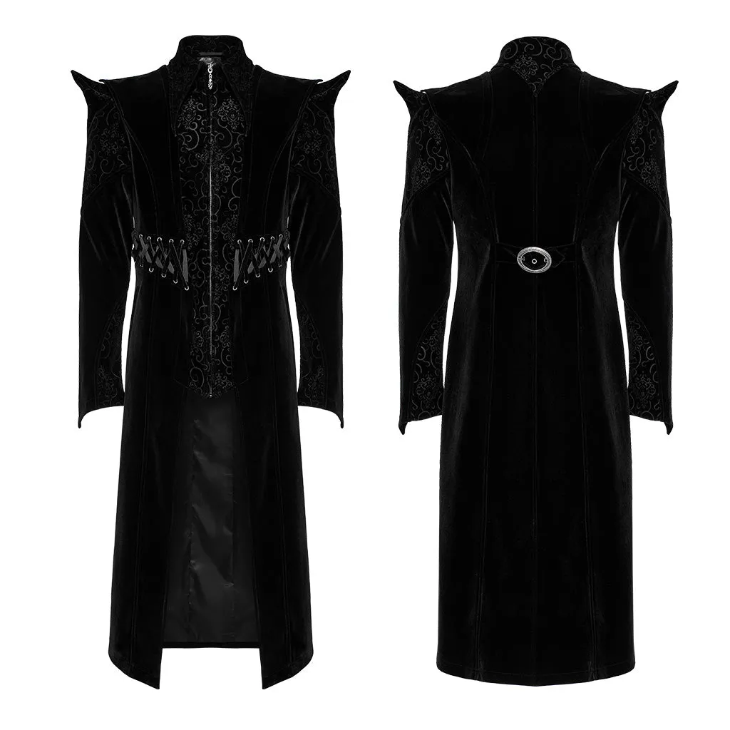 Goth mid length coat WY-1570XCM
