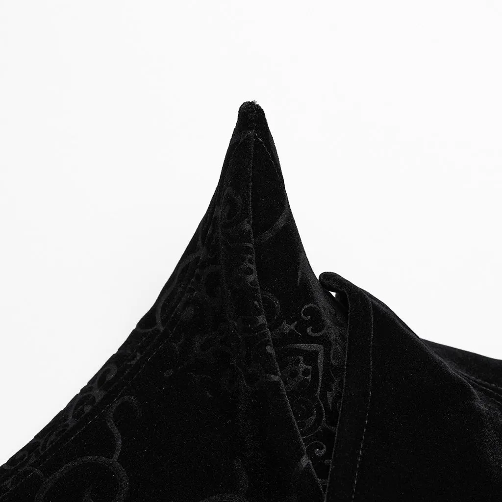 Goth mid length coat WY-1570XCM