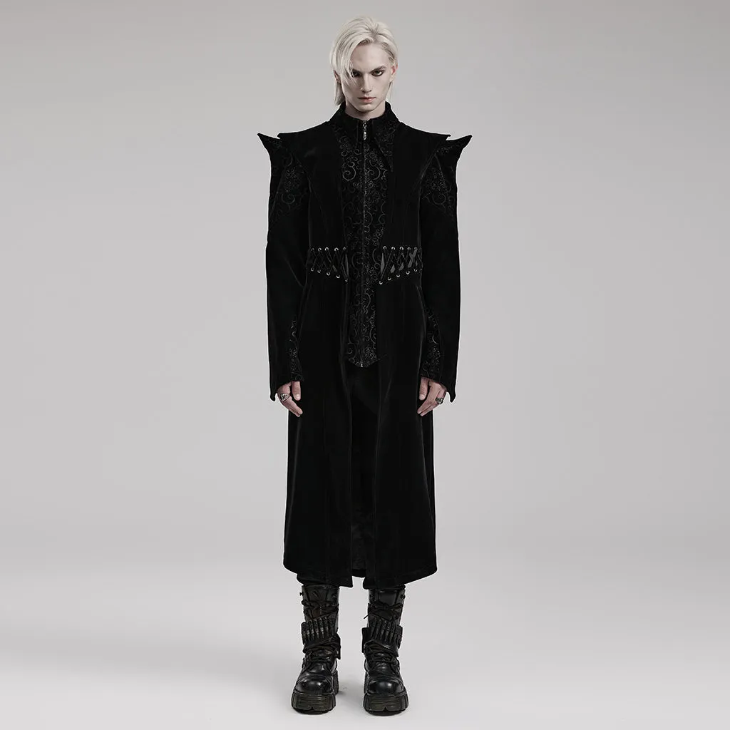 Goth mid length coat WY-1570XCM