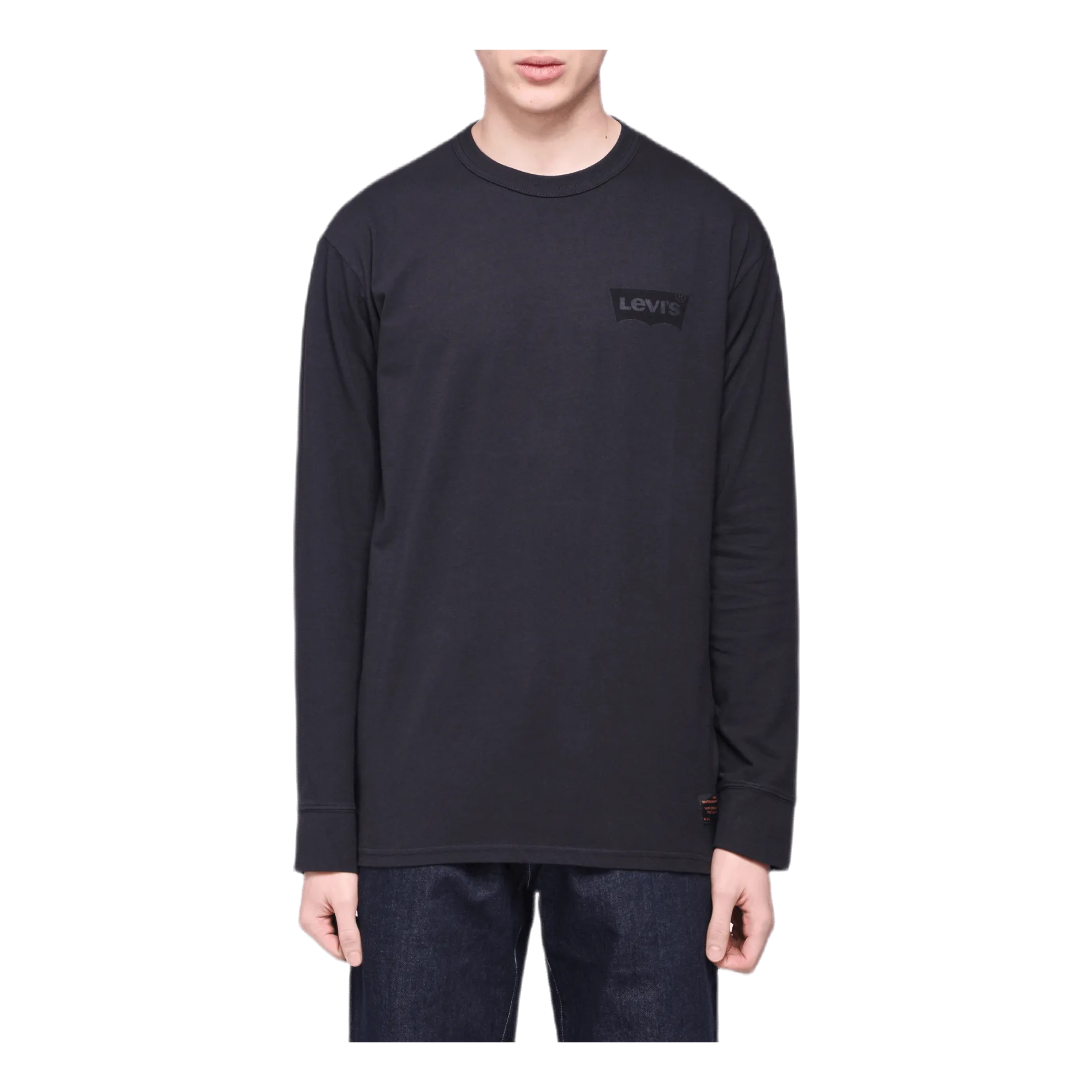 Graphic Long Sleeve Tee Black