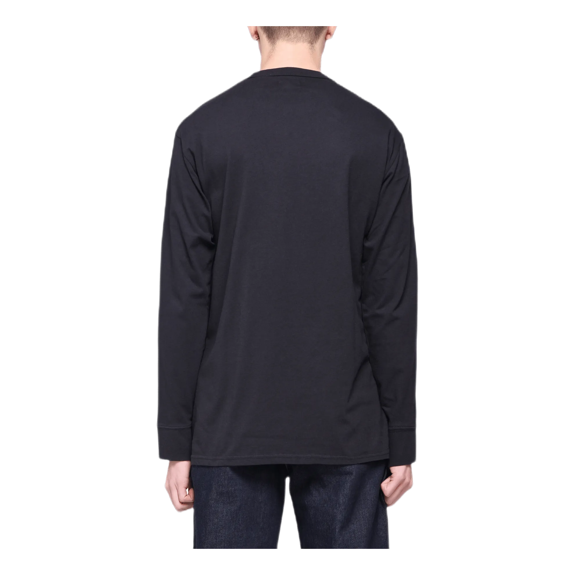 Graphic Long Sleeve Tee Black