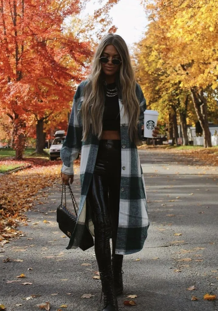 Green Plaid Shacket BuddyLove