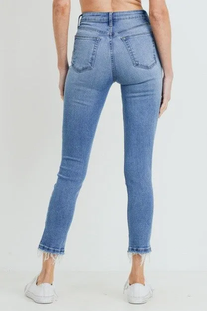 HIGH RISE DESTRUCTED SKINNY
