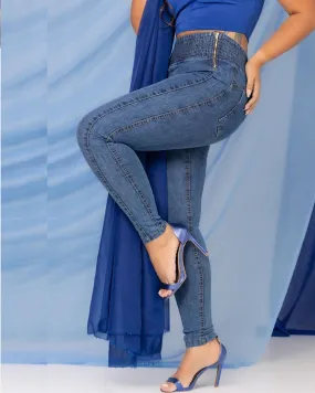 High-Waisted Skinny Jeans(pre-sale)
