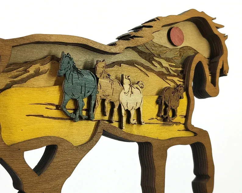 Horse Layer Art