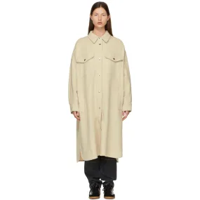 Isabel Marant Etoile Beige Wool Fontia Coat